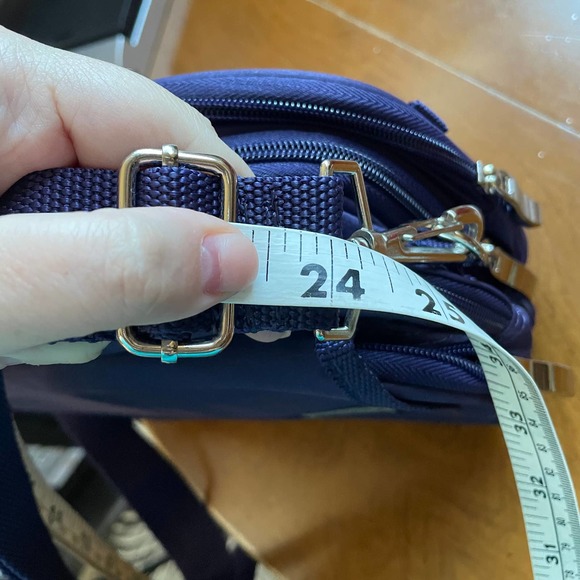 Expandable Bag Purple Ricardo Shoulder Bag Waist Pack Duffel Adjustable Strap - Picture 7 of 10